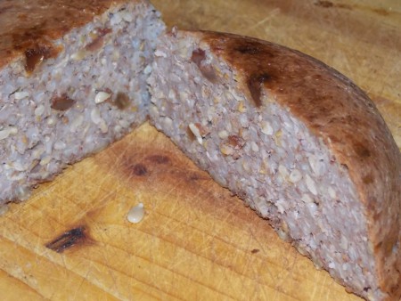 Pohankovo-kroupová buchta 